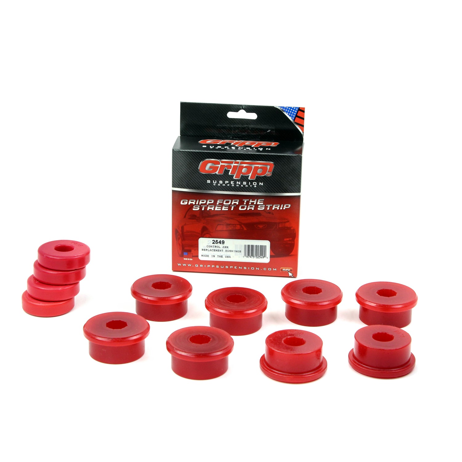 BBK REPLACEMENT REAR BBK LOWER CONTROL ARM BUSHINGS RED POLYURETHANE - DFW Speed Syndicate