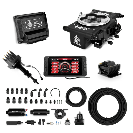 Killshot 4-bbl EFI Master Kits (Black) Aces EFI B2B