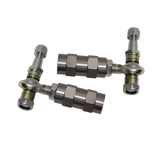 BBK 2005-2014 MUSTANG FRONT BUMP-STEER KIT CNC BILLET ALUMINUM HD HEIM JOINTS - DFW Speed Syndicate