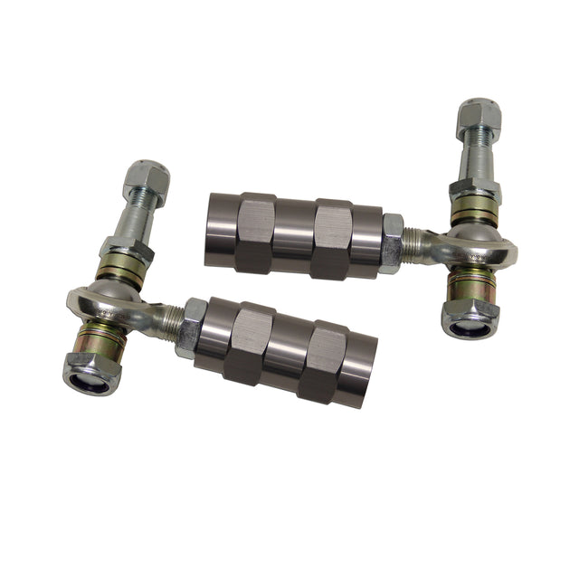 BBK 2005-2014 MUSTANG FRONT BUMP-STEER KIT CNC BILLET ALUMINUM HD HEIM JOINTS - DFW Speed Syndicate