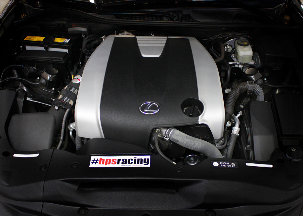 HPS Post MAF Air Intake Tube 2014-2023 Lexus IS350 3.5L V6 F-Sport, 27-198 FR SPORT