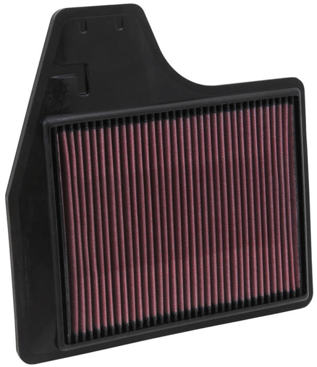 K&N Replacement Filter 11.438in O/S Length x 11.375in O/S Width x 1in H for 13 Nissan Altima 2.5L - DFW Speed Syndicate