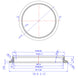 Turbo Outlet Flange - BorgWarner S400 SX & Garrett Super Core G40, G42, G45 Models - 304 Stainless Ace Race Parts