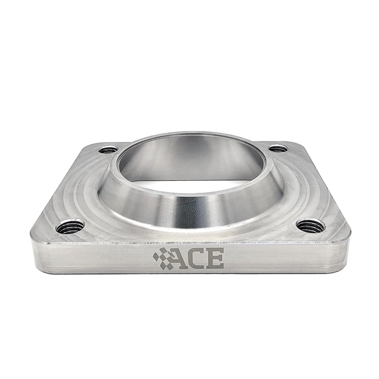 Transition Turbo Flange - Undivided T4 to Single 2.500" OD Tube - 304 Stainless Ace Race Parts