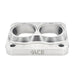Transition Turbo Flange - Divided T4 to Dual 1-1/2" NPS (1.900" OD) - 304 Stainless Ace Race Parts