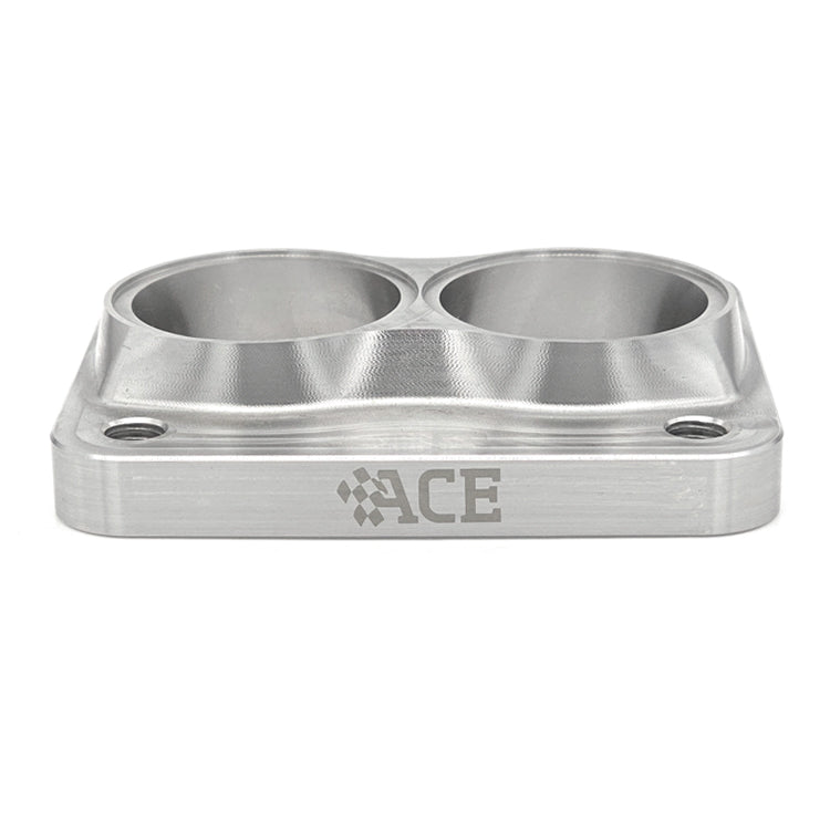 Transition Turbo Flange - Divided T4 to Dual 1-1/2" NPS (1.900" OD) - 304 Stainless Ace Race Parts