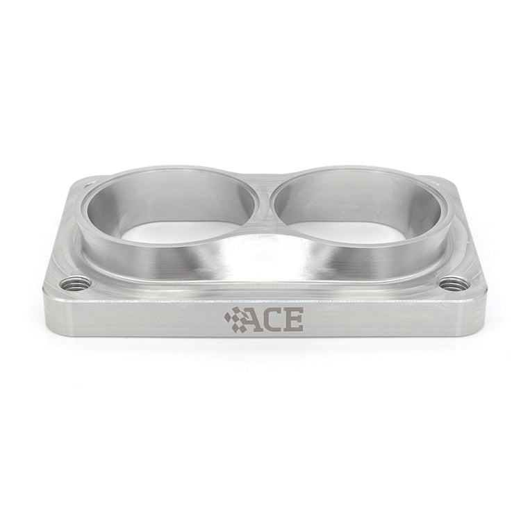 Transition Turbo Flange - Divided T6 to Dual 2.250" OD Tube - 304 Stainless Ace Race Parts