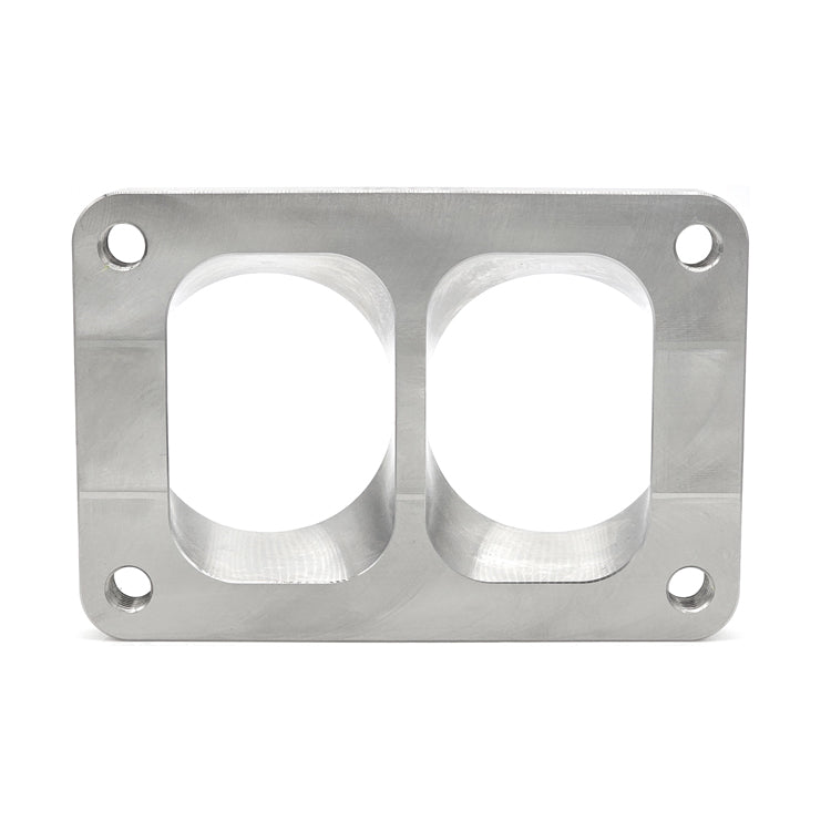 Transition Turbo Flange - Divided T6 to Dual 2.250" OD Tube - 304 Stainless Ace Race Parts