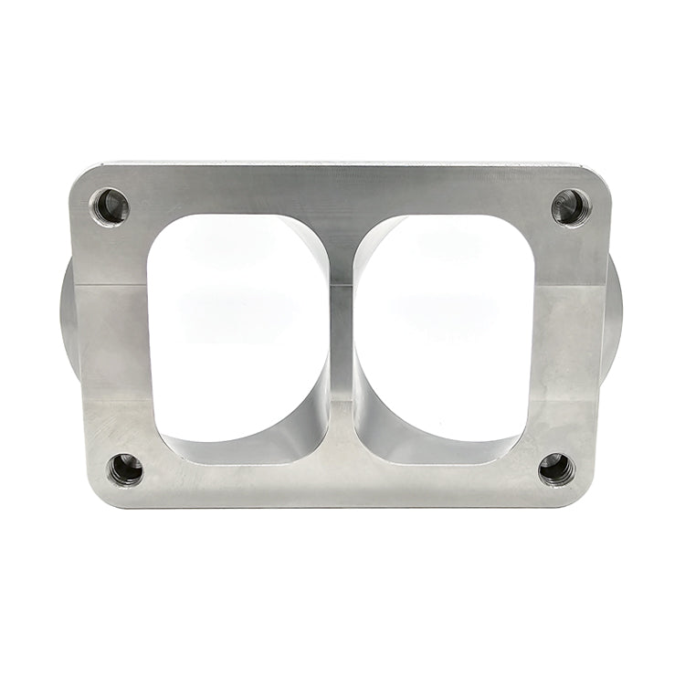 Transition Turbo Flange - Divided T6 to Dual 3.000" OD Tube - 304 Stainless Ace Race Parts