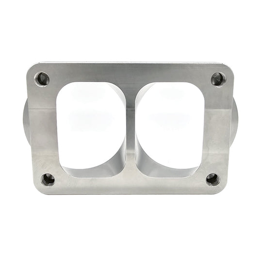 Transition Turbo Flange - Divided T6 to Dual 3.000" OD Tube - 304 Stainless Ace Race Parts