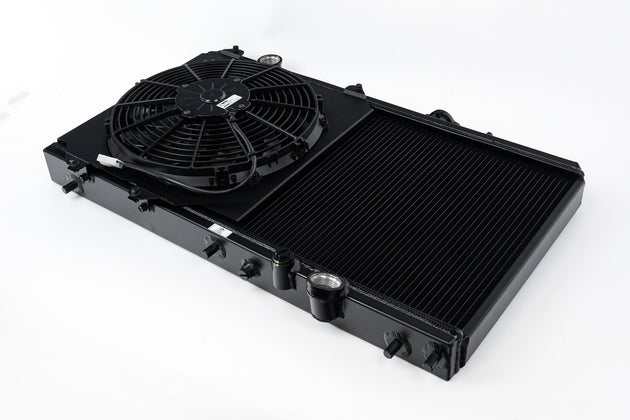 K-Swap 92-00 Honda Civic / 94-01 Acura Integra All-Aluminum Radiator - Black - DFW Speed Syndicate
