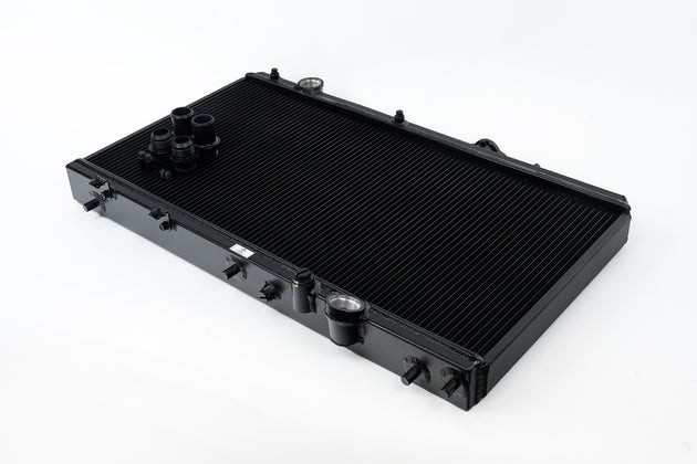 K-Swap 92-00 Honda Civic / 94-01 Acura Integra All-Aluminum Radiator - Black - DFW Speed Syndicate