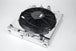 Universal Half Radiator - Evo 7/8/9 / 92-00 Civic - W/ SPAL Fan & Shroud - DFW Speed Syndicate