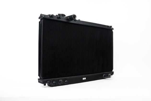 93-98 Toyota A80 Supra (NA/TT) High-Performance All-Aluminum Radiator - Black - DFW Speed Syndicate