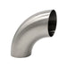 2.500" 16ga 90° Mandrel Bend- (3.750" CLR) - Brushed Finish - 304 Stainless Ace Race Parts