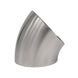 1.500" OD x 0.039" (1mm) Tight Radius 45° Mandrel Bend - (1.950" CLR) - CP1 Titanium Ace Race Parts