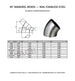 1.500" 16ga 45° Mandrel Bend - (2.250" CLR) - Brushed Finish - 304 Stainless Ace Race Parts