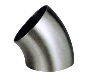 3.500" 16ga 45° Mandrel Bend 321 Stainless Ace Race Parts
