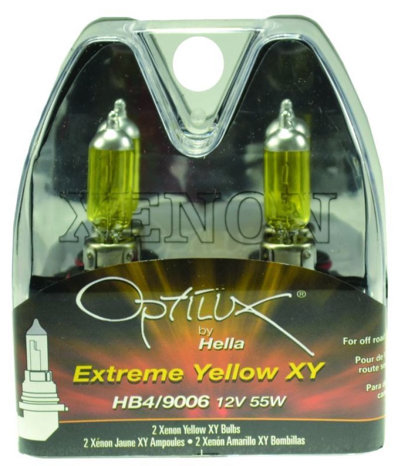Hella Optilux HB4 9006 12V/55W XY Xenon Yellow Bulb - DFW Speed Syndicate