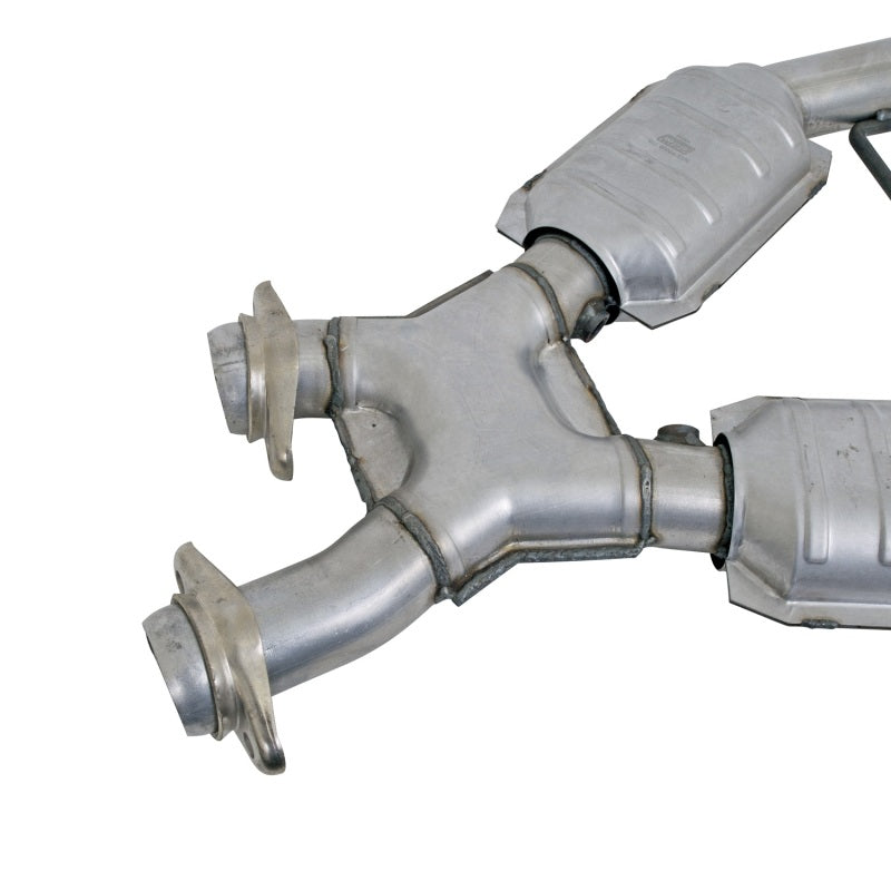 BBK 96-98 Mustang 4.6 GT High Flow X Pipe With Catalytic Converters - 2-1/2 BBK