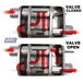 BBK UNIVERSAL 3" VARITUNE ADJUSTABLE MUFFLER DOUBLE OFFSET (STAINLESS) - DFW Speed Syndicate