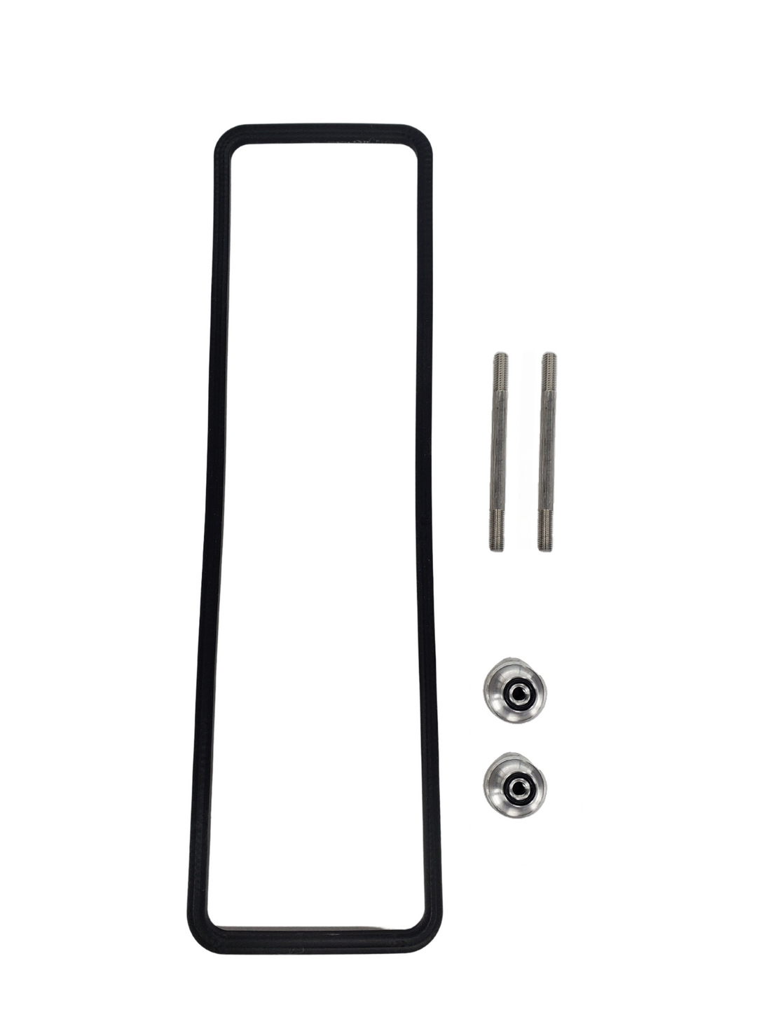 Includes: Silicone gasket, mounting studs, and threaded fastener knobs.Save money and buy the complete kit for less! Eliminate leaks with this full mounting kit. DFW Speed Syndicate