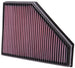 K&N 07 BMW 118D 2.0L-L4 DSL Drop In Air Filter - DFW Speed Syndicate