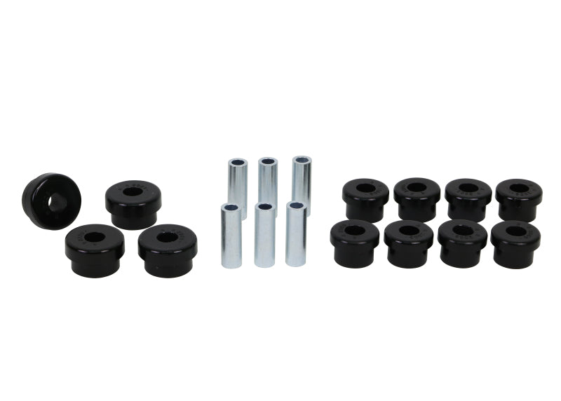 Whiteline Plus 88-00 Honda Civic / 88-9/95 CRX Rear Control Arm - Lower Inner & Outer Bushing Kit - DFW Speed Syndicate