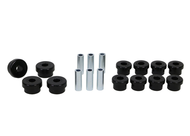 Whiteline Plus 88-00 Honda Civic / 88-9/95 CRX Rear Control Arm - Lower Inner & Outer Bushing Kit - DFW Speed Syndicate