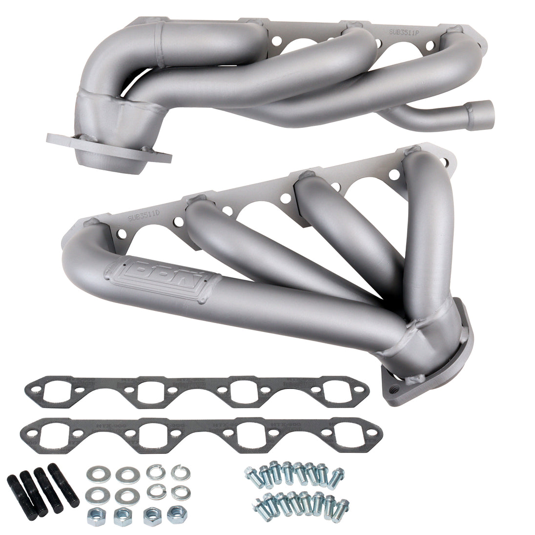 BBK FORD F150 351 1-5/8 SHORTY HEADERS (CHROME) - DFW Speed Syndicate