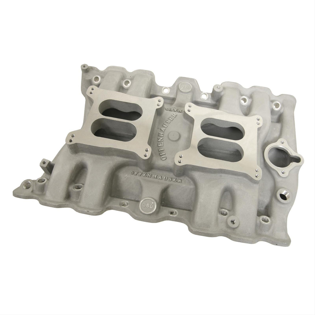 Offenhauser 3614 – Dodge 1955-57 Dual Quad Low Rise 500 Manifold315 Cubic Inches and 500 Engines. Also fits 1958 – 325 cu in engines. DFW Speed Syndicate