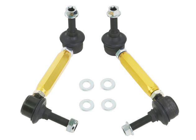 Whiteline Universal Sway Bar End Link Kit - 130-155mm Heavy Duty Adjustable - 10mm Ball Studs - DFW Speed Syndicate