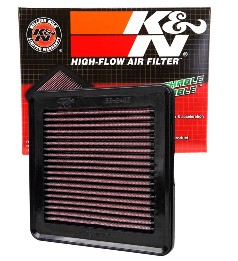 K&N 09 Honda Fit 1.5L Drop In Air Filter - DFW Speed Syndicate