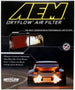AEM 07-10 Toyota Tundra/Sequoia/Land Cruiser DryFlow Air Filter AEM Induction