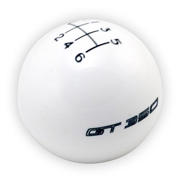 Ford Racing 15-19 Mustang GT350 White 6-Speed Shift Knob Ford Racing