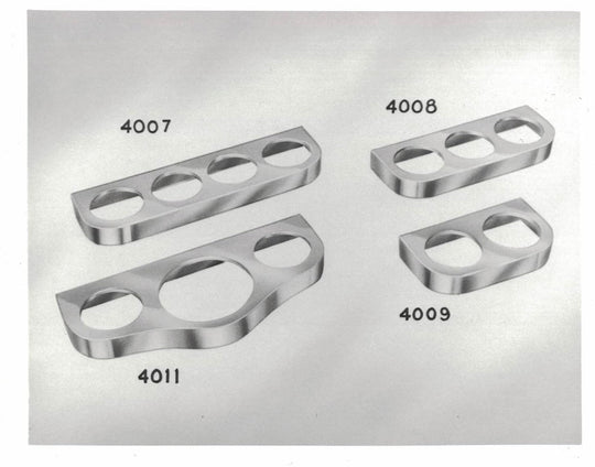 Deep Dish Dash Panels!Polished Aluminum for Dragsters, Customs, Sports Cars, Boats, etc.Sold without lights. For lights see part # 4009-LGauge size: 2 2-1/16″ DFW Speed Syndicate