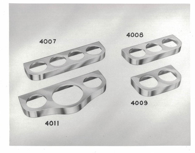 Deep Dish Dash Panels!Polished Aluminum for Dragsters, Customs, Sports Cars, Boats, etc.Sold without lights. For lights see part # 4009-LGauge size: 2 2-1/16″ DFW Speed Syndicate