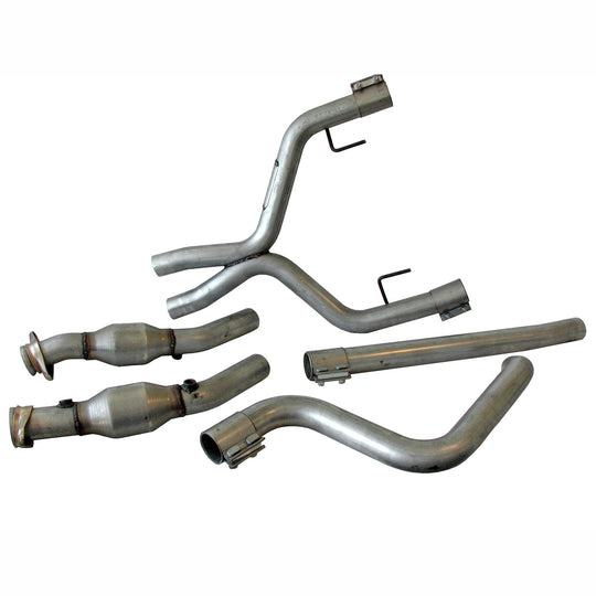 BBK MUSTANG V6 DUAL EXHAUST CONVERSION X PIPE KIT WITH CATS - DFW Speed Syndicate