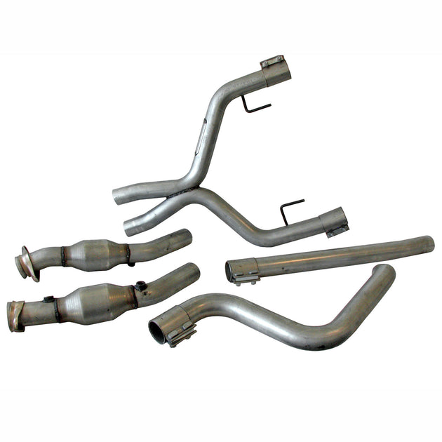 BBK MUSTANG V6 DUAL EXHAUST CONVERSION X PIPE KIT WITH CATS - DFW Speed Syndicate