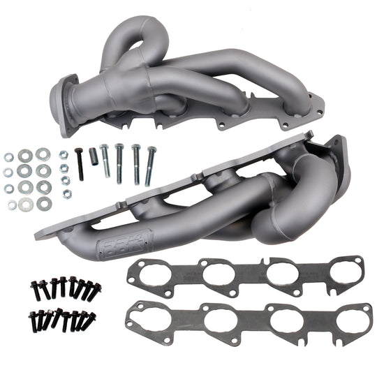 BBK DODGE RAM TRUCK 5.7L 1-3/4 SHORTY HEADERS (Titanuim Ceramic) - DFW Speed Syndicate