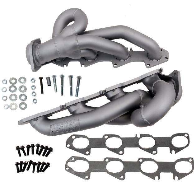 BBK DODGE RAM TRUCK 5.7L 1-3/4 SHORTY HEADERS (Titanuim Ceramic) - DFW Speed Syndicate