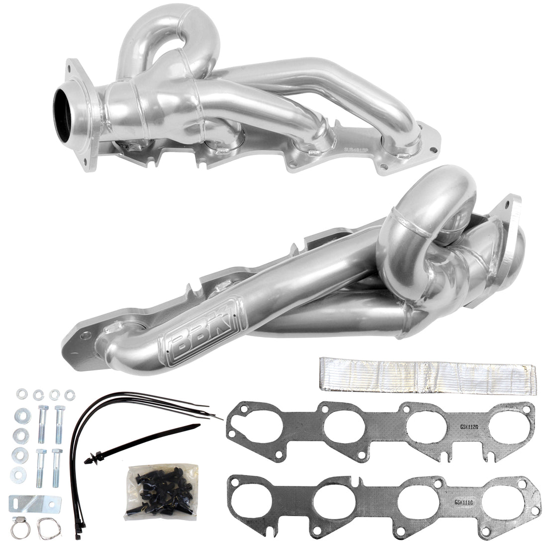 2019-2024 DODGE RAM TRUCK 5.7L 1-3/4 SHORTY HEADERS (POLISHED SILVER CERAMIC) - DFW Speed Syndicate