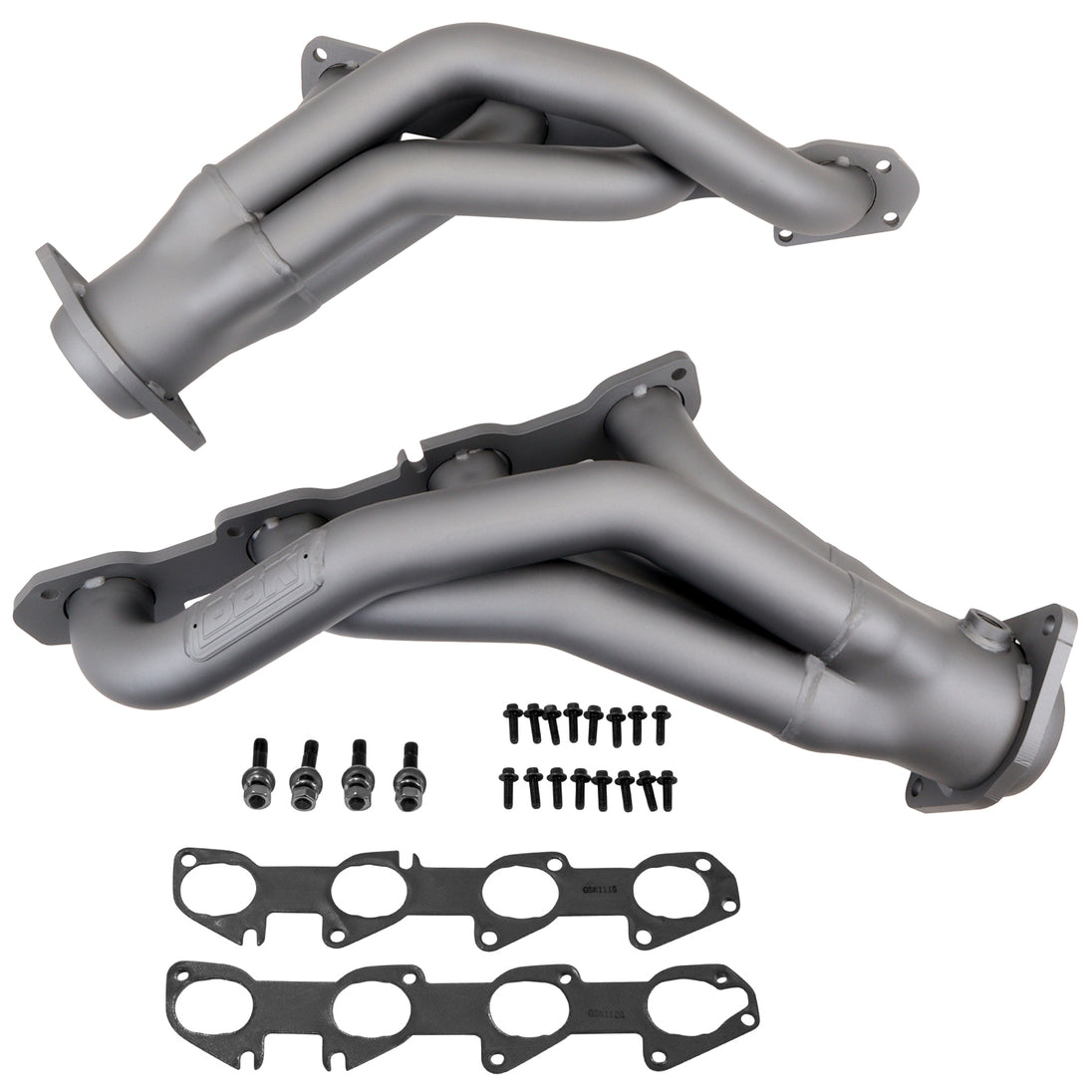 BBK DODGE 6.4L CHALLENGER CHARGER HEMI CARS 1-7/8 SHORTY HEADERS (CHROME) - DFW Speed Syndicate