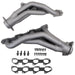 BBK DODGE 6.4L CHALLENGER CHARGER HEMI CARS 1-7/8 SHORTY HEADERS (CHROME) - DFW Speed Syndicate