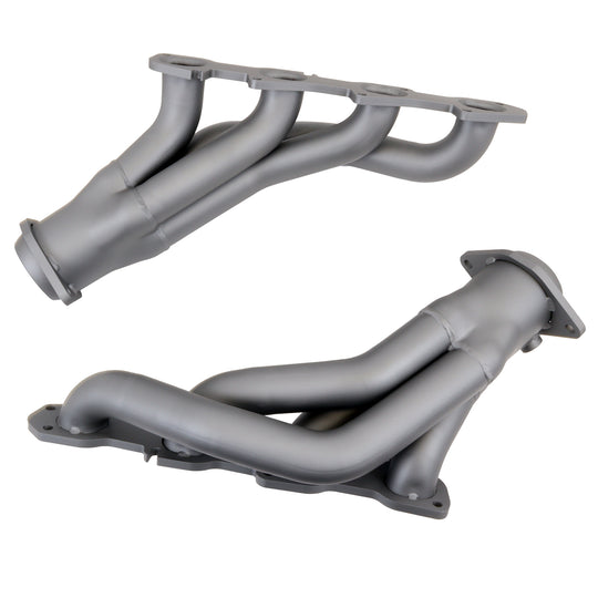 BBK DODGE 6.4L CHALLENGER CHARGER HEMI CARS 1-7/8 SHORTY HEADERS (CHROME) - DFW Speed Syndicate