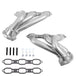 2006-10 CHARGER CHALLENGER 3.5L SHORTY EXHAUST HEADERS (POLISHED SILVER CERAMIC) - DFW Speed Syndicate