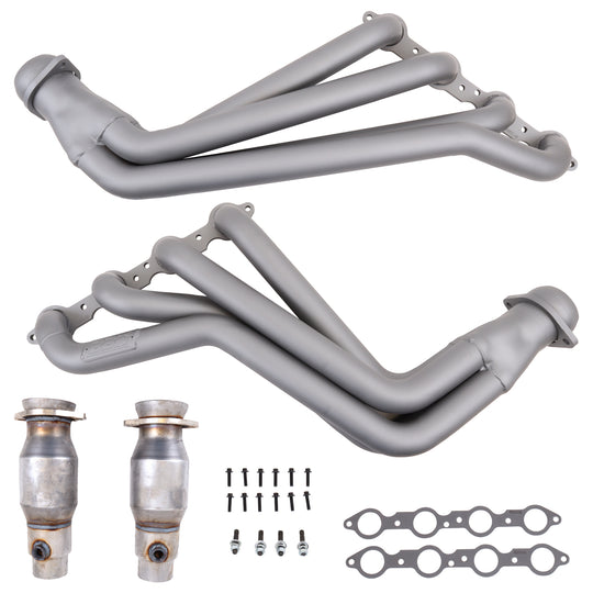 BBK CAMARO LS3/L99 1-7/8 LONG TUBE HEADERS W/CATS SYSTEM (CHROME) - DFW Speed Syndicate