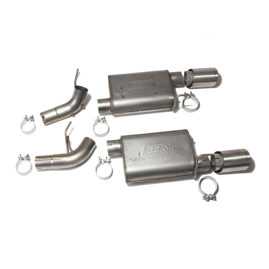 BBK MUSTANG GT 4.6L VARITUNE AXLE BACK EXHAUST KIT (STAINLESS) - DFW Speed Syndicate