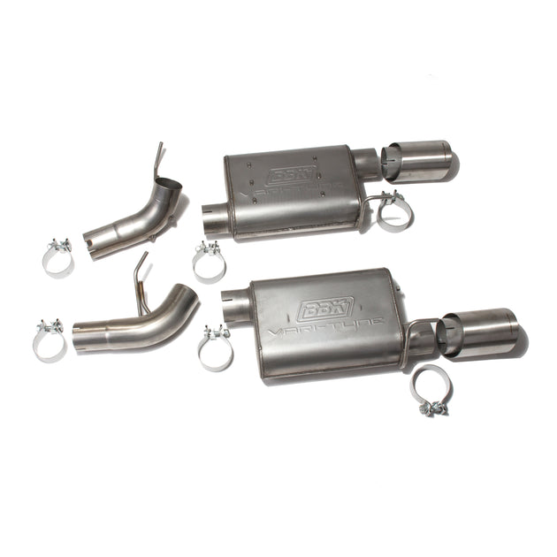 BBK MUSTANG GT 4.6L VARITUNE AXLE BACK EXHAUST KIT (STAINLESS) - DFW Speed Syndicate