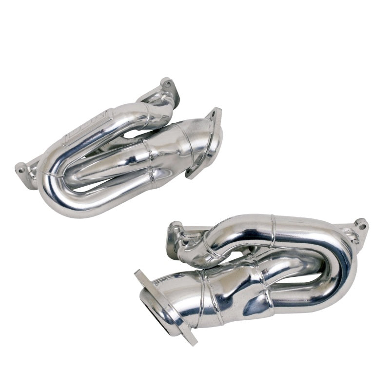 BBK 11-15 Ford Mustang 3.7L Shorty Tuned Length Headers - 1-5/8 Silver Ceramic (CARB EO 11-14 Only) - DFW Speed Syndicate
